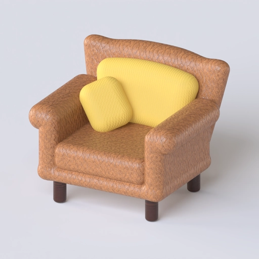 Armchair 4 3D model