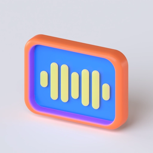 Audio Icon 3D model