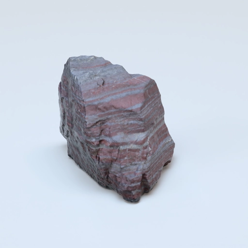 Banded iron formation 3D model