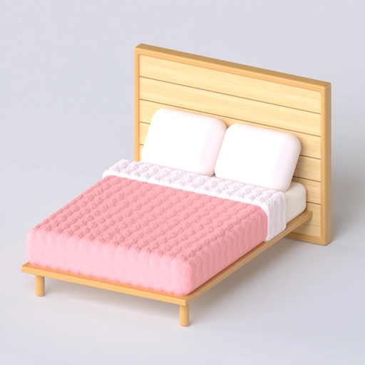 Bed 3D model