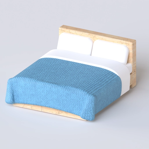 Bed 2 3D model