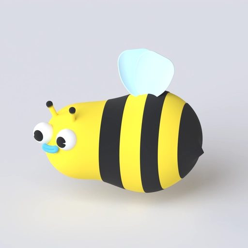 Bee Character 3D model