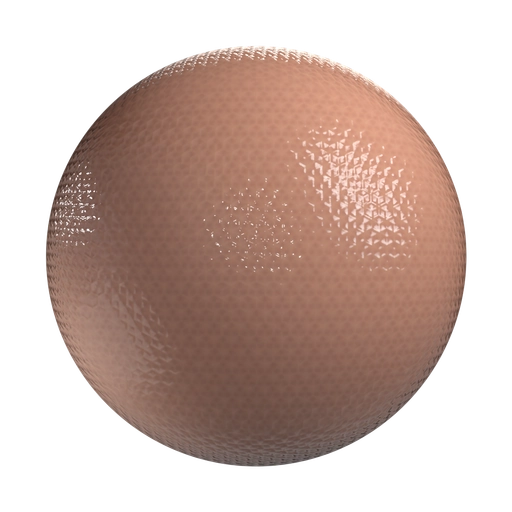 Beige Translucent Plastic With Pattern 3D material