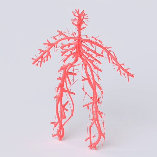 Blood System Character 3D model