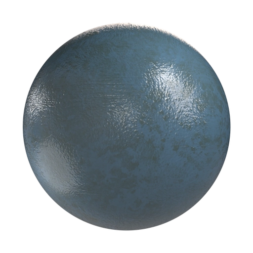 Blue Ceramic 1 3D material