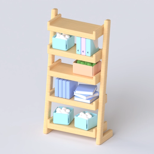 Bookcase 3D model