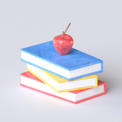 Books 3D model