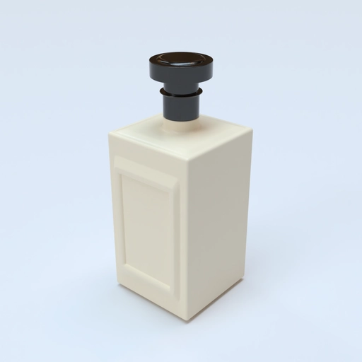 Bottle Ceramic Product Label Mockup 507540 3D model