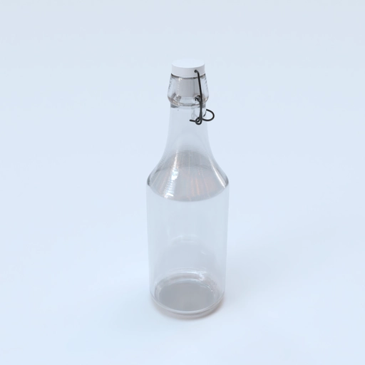 Bottle Glass Mockup 500860 3D model