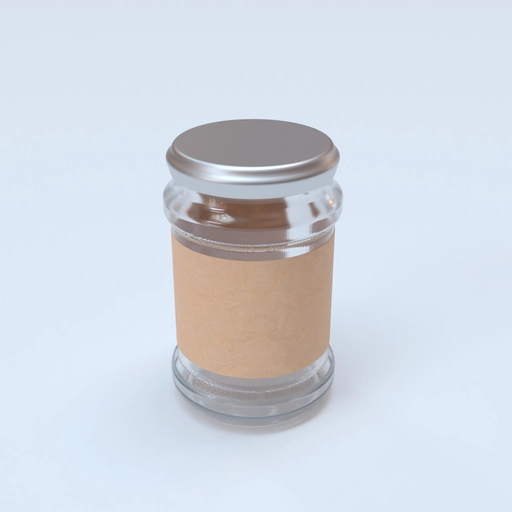 Bottle Jar Mockup 500210 3D model