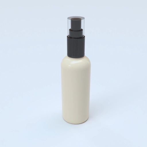 Bottle Plastic Product Label Mockup 505290 3D model