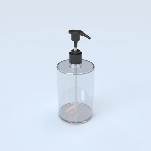 Bottle Plastic Product Label Mockup 504570 3D model