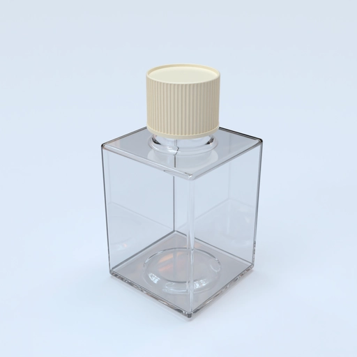 Bottle Plastic Product Label Mockup 500310 3D model