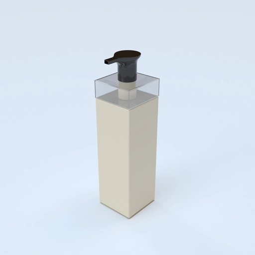 Bottle Plastic Product Label Mockup 504760 3D model