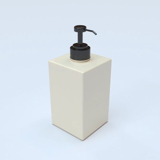 Bottle Product Label Shampoo Mockup 500530 3D model
