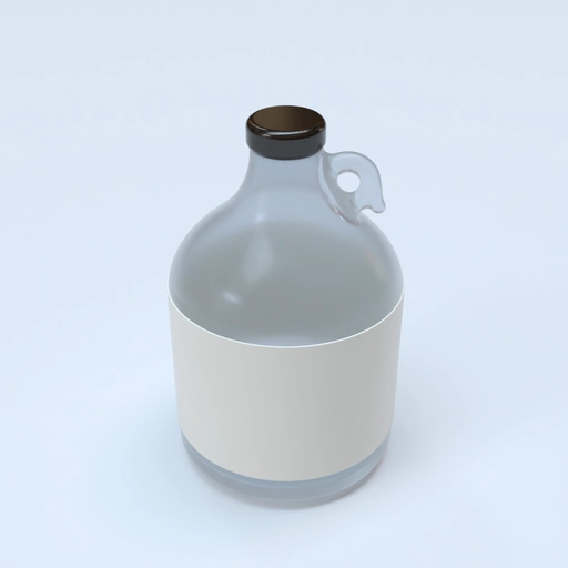 Bottles glass product label mockup 506900 3D model