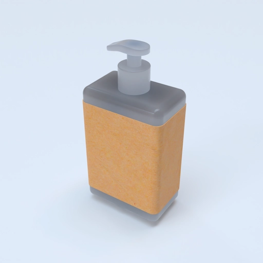 Bottles plastic product label mockup 503840 3D model