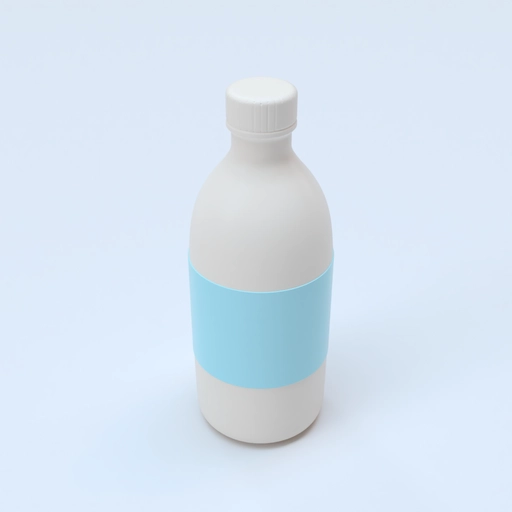 Bottles plastic product label mockup 507570 3D model