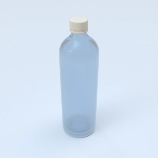 Bottles plastic product label mockup 500840 3D model