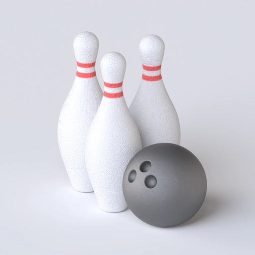 Bowling 3D model
