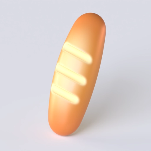 Bread 3D model
