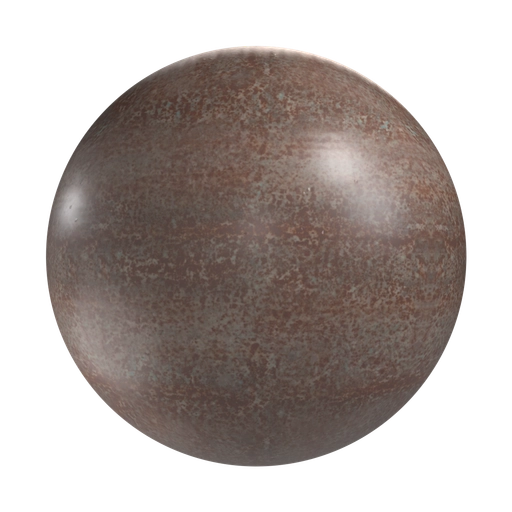 Brown Glossy Ceramic 3D material