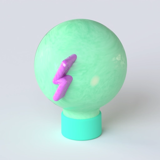 Bulb Icon 2 3D model