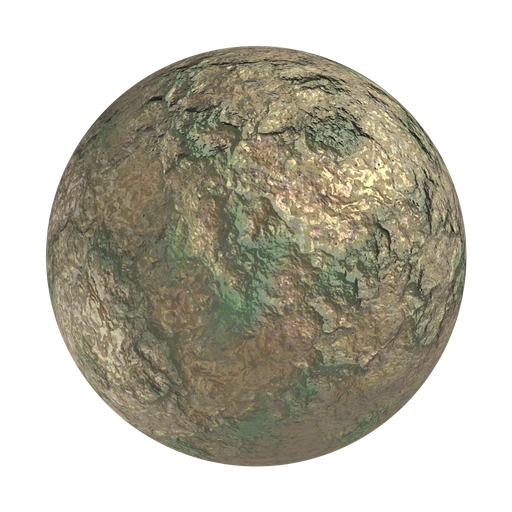 Burnt Brass 3D material
