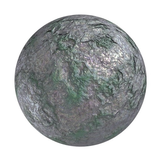 Burnt Metal 3D material