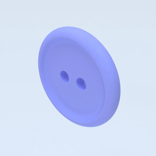 Button 1,3cm Template 3D model