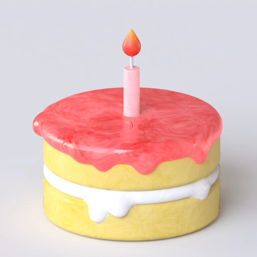 Cake 3D model