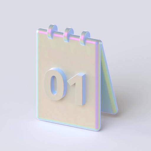 Calendar 3D model