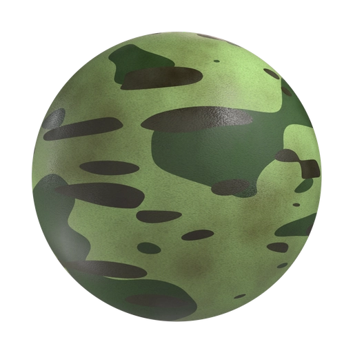Camouflage Fabric 3D material