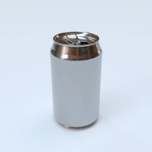 Can Aluminum Bottle Tin Mockup 500010 3D model