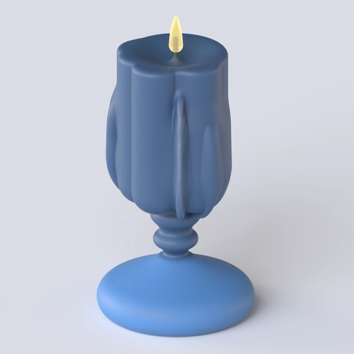 Candle 3 3D model