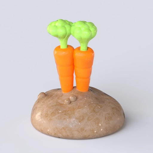 Carrots 3D model