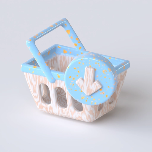 Cart Icon 4 3D model
