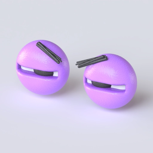 Cartoon Eyes 2 3D model