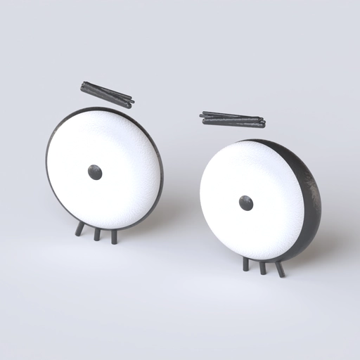 Cartoon Eyes 3 3D model
