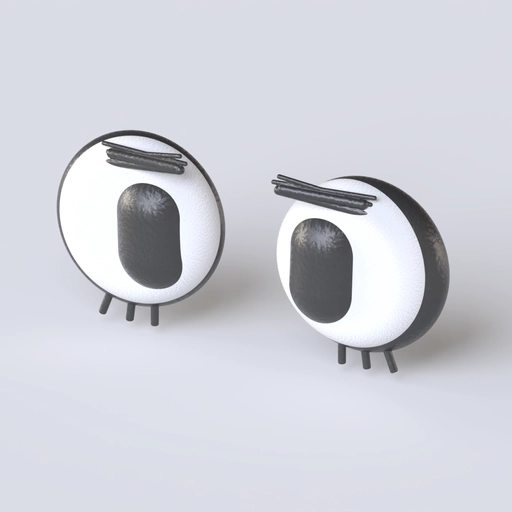Cartoon Eyes 4 3D model