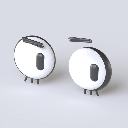 Cartoon Eyes 5 3D model