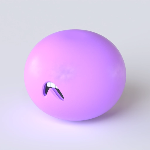 Cartoon Mouth 1 3D model