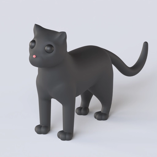 Cat 3D model