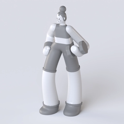 Character 18 3D model