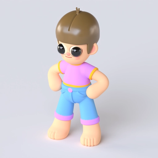 Character 28 3D model
