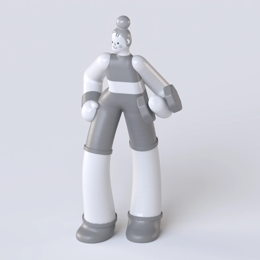 Character 2 3D model