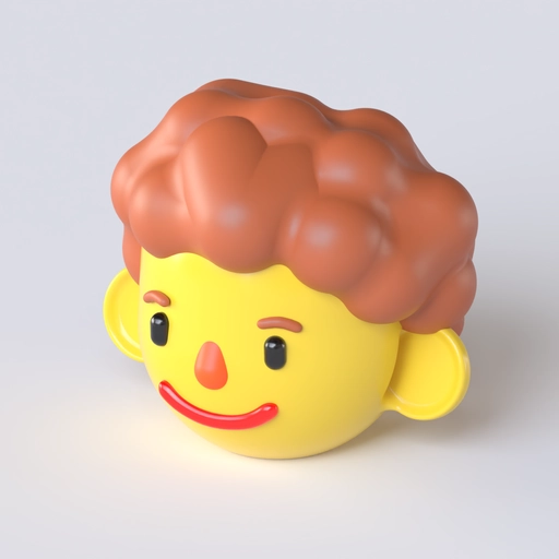 Character Head 3D model