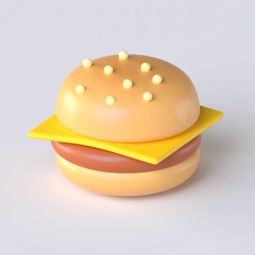 Cheeseburger 3D model