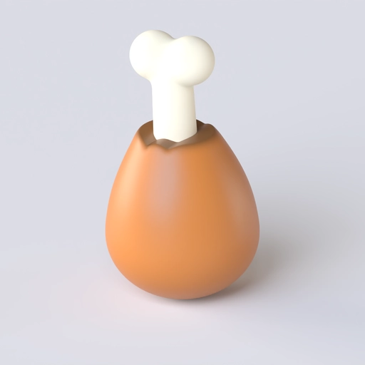 Chicken Thigh 3D model
