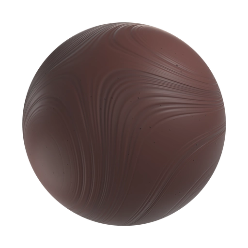 Chocolate With Swirls 3D material